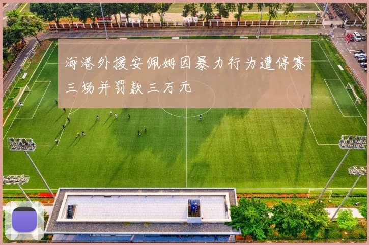 海港外援安佩姆因暴力行为遭停赛三场并罚款三万元